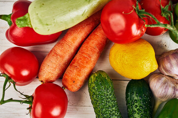 vegetables vitamins organic food kitchen farm products wood background