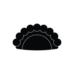 Pasty icon design isolated on white background