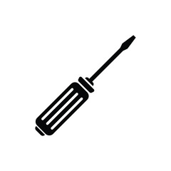 Screwdriver icon design isolated on white background
