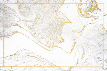 Gold border and gold mineral and light white granite marble luxury interior