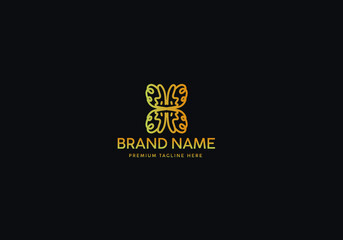 Monogram Luxury Logo Template, Logo Luxury, Logo Gold classic, Icon Logo Gold luxury, Branding