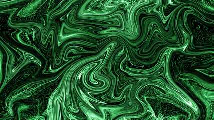 liquid metal stains background. abstract liquid texture. green liquid paints