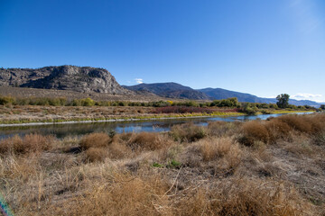 The Okanagan River Canal in Osoyoos, BC