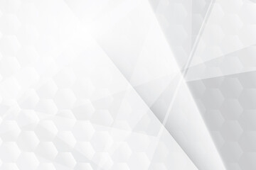 Abstract white and gray color, modern design background with geometric shape. Vector illustration.