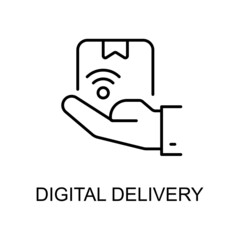 Digital Delivery  Vector line icons for your digital or print projects.