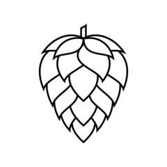 Hops icon vector design templates