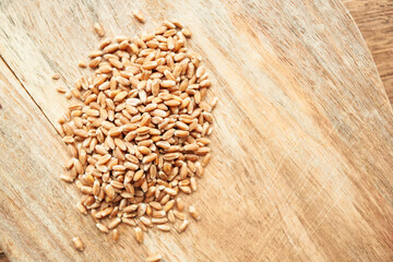 cereals wooden table ingredients agriculture natural products