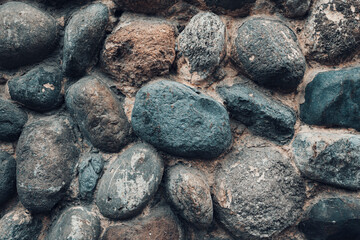 Close up of stone wall detail . vintage wall