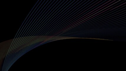 3d illustration colored stripes render background