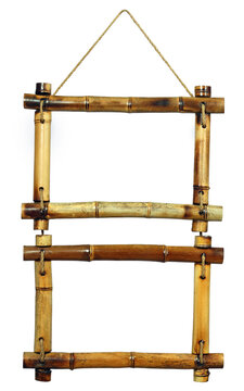 Bamboo frame for paintings and photographs.
