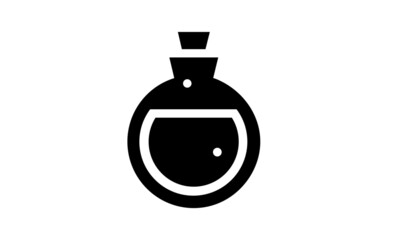 Poison bottle Icon Illustration