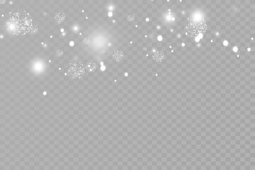 Magic glitter dust particles. Star burst with sparkles.