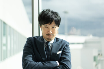 Fototapeta premium 人物 スーツ オフィス ビジネス