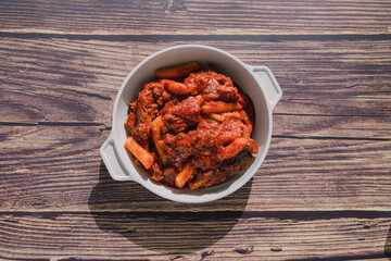 Korean traditional food, jjimgalbi.