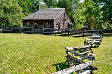 Bennett Place is a wooden cabin where Civil War history was made