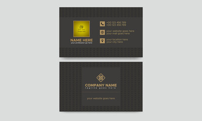 modern creative Corporate business card Template 62 and name card, simple, Eye catching, Professional, clean template vector design with Rectangle Shape