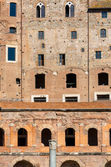 Trajan's Market, built in the 2nd century located on the Imperial Forums near the Roman Forum,...