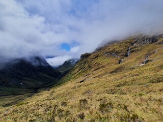Milford Track via Dore Pass. Te Anau, Fiordland, South Island, New Zealand