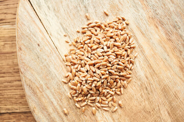 cereals wooden table ingredients agriculture natural products