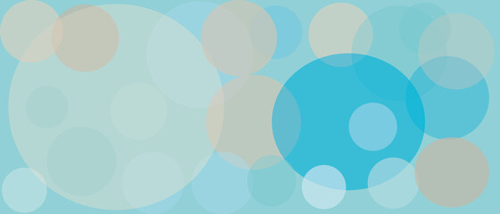 Blue background with circles of different diameters with a transparency texture, aqua in the template for the cover. Turquoise pattern for web screensaver.