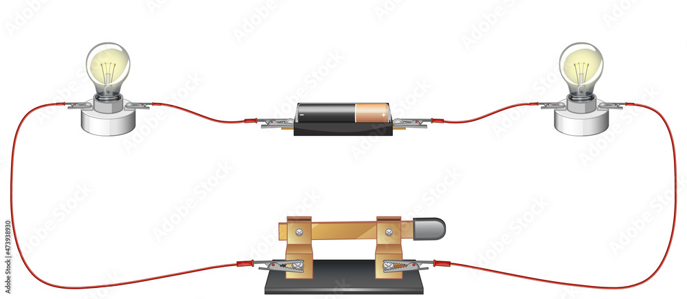 Canvas Prints science experiment of circuits