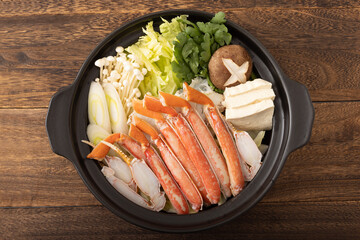 蟹鍋　(ずわい蟹)