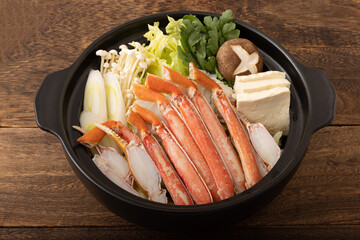 蟹鍋　(ずわい蟹)