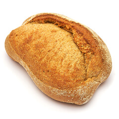 Studio shot of Loaf of bread isolated on a white background
