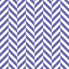 Wall murals Very peri Color of year 2022 seamless very peri zigzag pattern, vector illustration. Chevron zigzag pattern with violet lines on white background. Abstract background for scrapbook, print and web