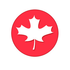 Canada Icon Logo isolated on a white background