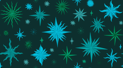 Set star celestial seamless pattern background. Drawing element collection flat cartoon. Space sky abstract.