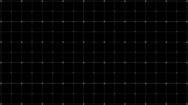 スタイリッシュなグリッドの背景。デジタル、サイバーのイメージに適した動画素材。