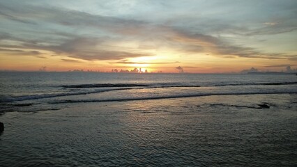 Fototapeta premium sunset at the beach