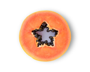 slice of papaya
