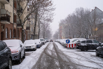 First onset of winter in Berlin