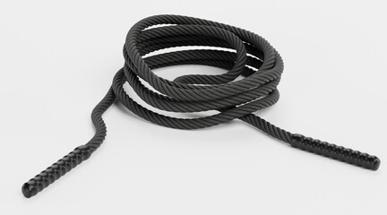 Realistic 3D Render of Rope