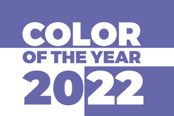Color of the year 2022. Trendy violet red color
