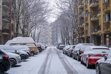 First onset of winter in Berlin