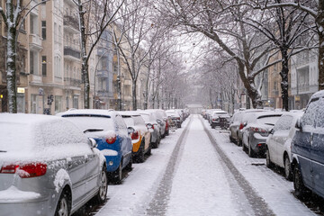 First onset of winter in Berlin