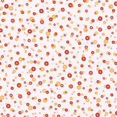 Background of multi-colored circles of different sizes