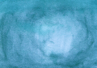 Watercolor light blue background with space for design. Violet stains on paper. Ink texture. There is blank place for text. textures design art work or product. Hand painted texture.