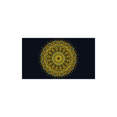 background with golden ornament