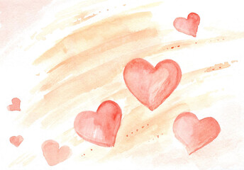 heart on the background