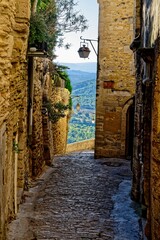 Ruelle de Gordes, Vaucluse, Luberon, Provence-Alpes-Côte d'Azur, France
