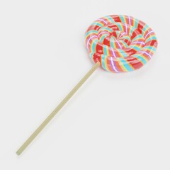 Realistic 3D Render of Lollipop