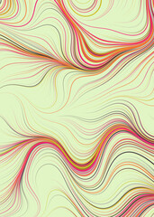 Abstract Perlin Noise Geometric Pattern generative computational art illustration