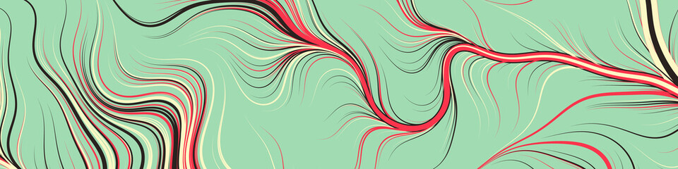Abstract Perlin Noise Geometric Pattern generative computational art illustration