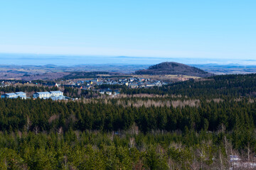 Blick vom Kahleberg in Altenberg