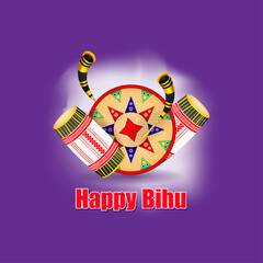Vector illustration of Magh Bihu