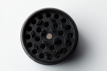 Black marijuana grinder, cannabis weed grinder